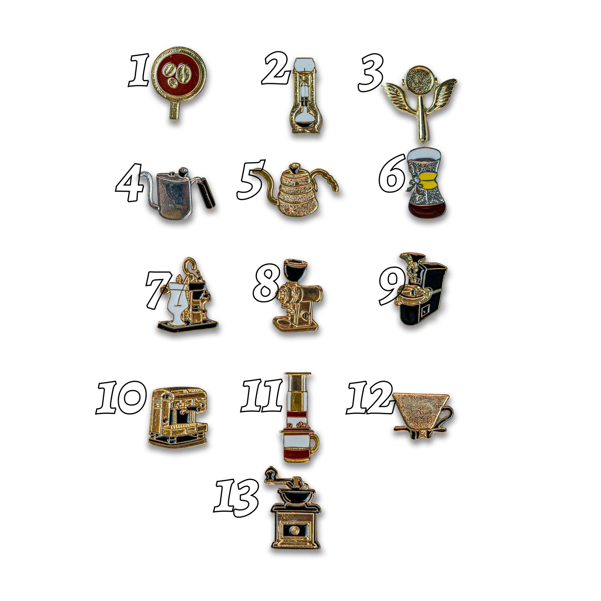 Pin Metalico - Colección Barista